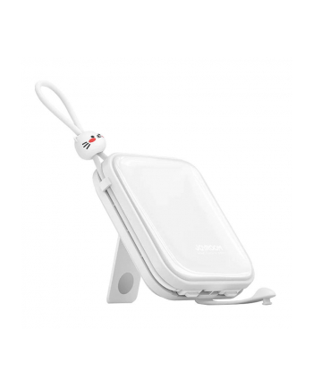 POWERBANK Joyroom Cutie Series JR-L008 10000mAh 225W PD QC Z KABLAMI 1x USB-A 1x USB-C BIAŁY