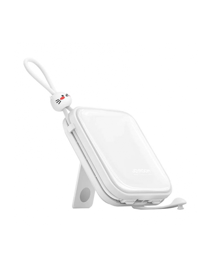 POWERBANK Joyroom Cutie Series JR-L008 10000mAh 225W PD QC Z KABLAMI 1x USB-A 1x USB-C BIAŁY główny