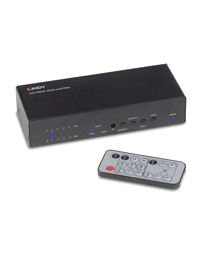 I/O VID-EO MATRIX SWITCH 4X2/38084 LINDY główny