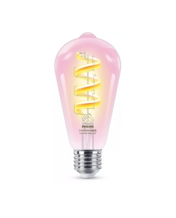 WiZ | Philips Smart WiFi Filament Clear ST64 RGB | E27 | 6,3 W | Pełny kolor nr 1