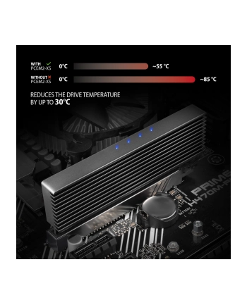 AXAGON PCEM2-XS PCI-E 30 16x - M2 SSD NVMe, 80 mm SSD - niskoprofilowy nr 2