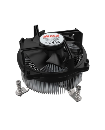 Akasa AK-CC6608BP01 Low Profile Chłodzenie procesora - gniazdo LGA 1700, wysokość 63,2 mm