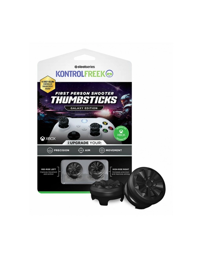 SteelSeries Kontrolfreek Galaxy Black FPS, Thumbstick, XBX - czarny główny