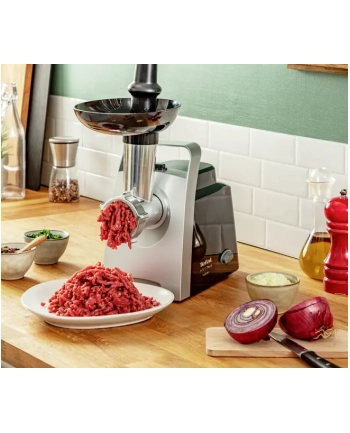 TEFAL | Maszynka do mielenia mięsa | NE109838 | Stal nierdzewna/Czarny | 1400 W | Liczba prędkości 1 | Wydajność (kg/min) 17 nr 1
