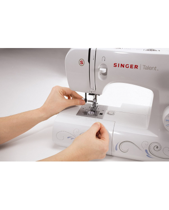 Maszyna do szycia Singer | Zobacz materiał SMC 3323 | Ilość ściegów 23 | Biały