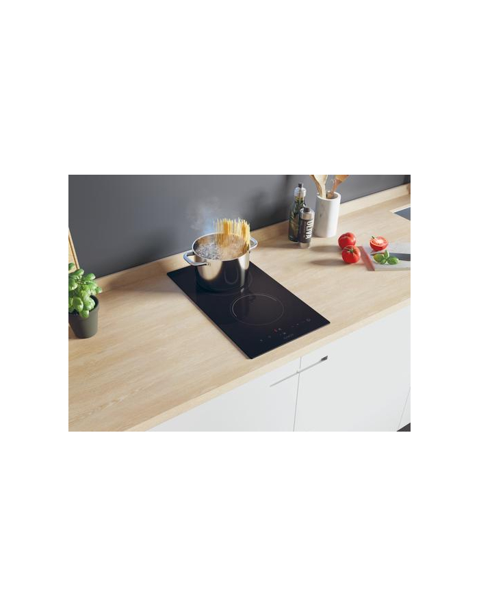 candy Cukierki | CDH 30 | Domino | Vitroceramika | Liczba palników/stref grzejnych 2 | Dotknij | Zegar | Czarny | Wyświetlać główny