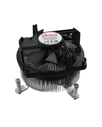 Akasa AK-CC6608BP01 Low Profile Chłodzenie procesora - gniazdo LGA 1700, wysokość 63,2 mm