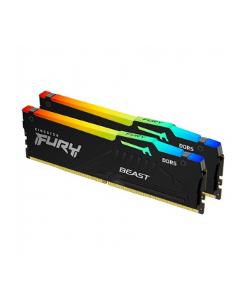 kingston 32GB DDR5-5200MT/S CL36 DIMM/EXPO (KIT OF 2) FURY BEAST RGB