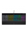 Klawiatura Gamingowa Corsair K55 RGB PRO, RGB LED - Czarna - nr 1