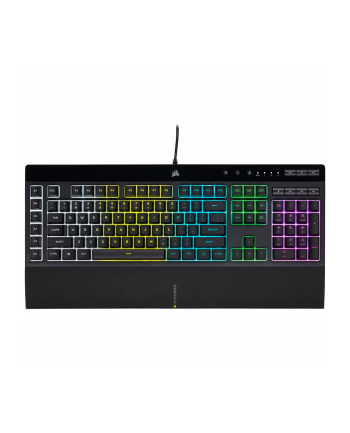 Klawiatura Gamingowa Corsair K55 RGB PRO, RGB LED - Czarna