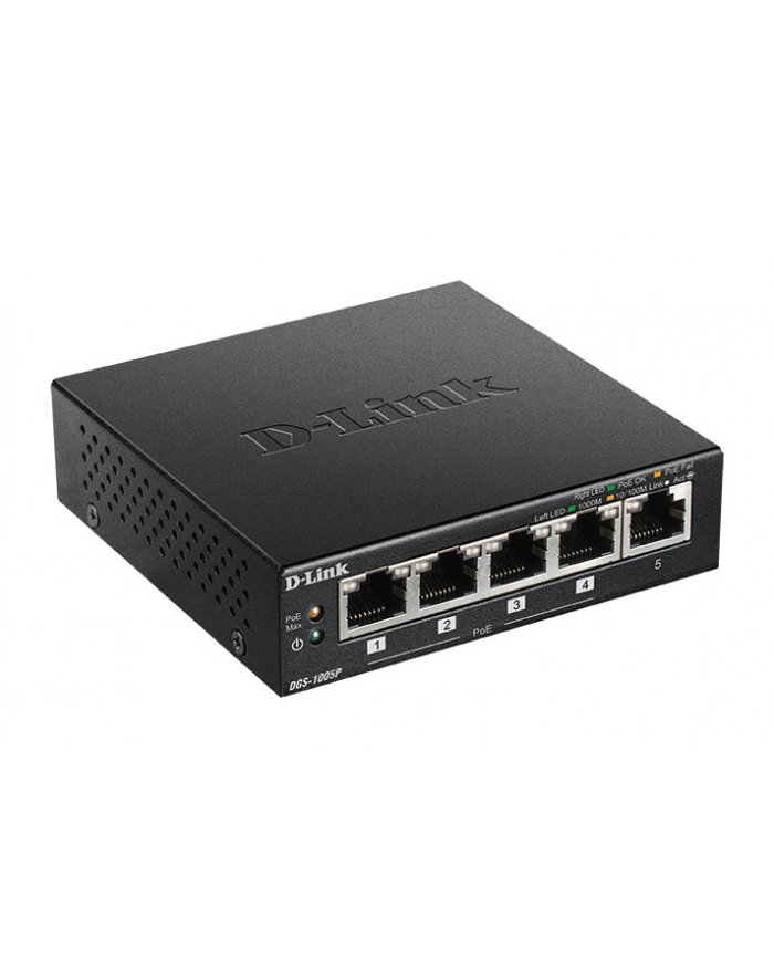 d-link 5-PORT D-ESKTOP POE+ SWITCH/GIGABIT IN główny