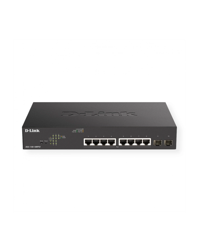 d-link INTELIGENTNY PRZEŁĄCZNIK 10-P POE+ GIGABIT główny