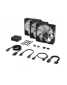 Corsair iCUE LINK RX120 RGB Series, 3-pak wentylatorów PWM - 120 mm, czarny - nr 1