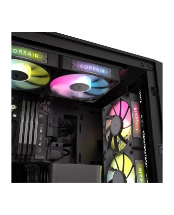 Corsair iCUE LINK RX120 RGB Series, 3-pak wentylatorów PWM - 120 mm, czarny nr 1