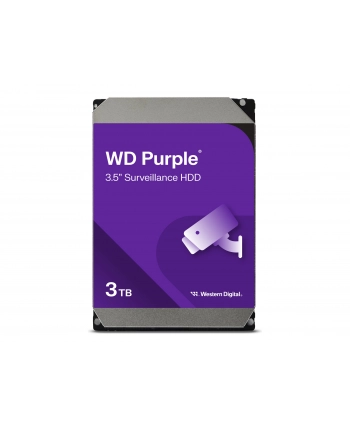 western digital HDD SATA 3TB 6GB/S 256MB/PURPLE WD33PURZ WDC nr 2