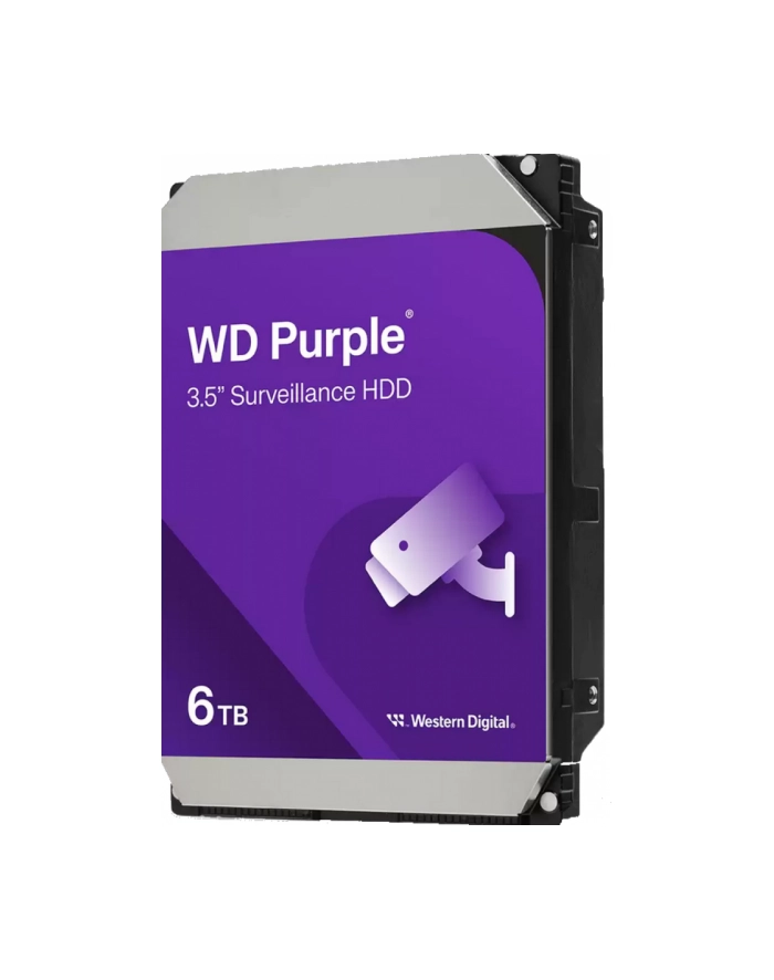 western digital HDD SATA 6TB 6GB/S 256MB/PURPLE WD64PURZ WDC główny