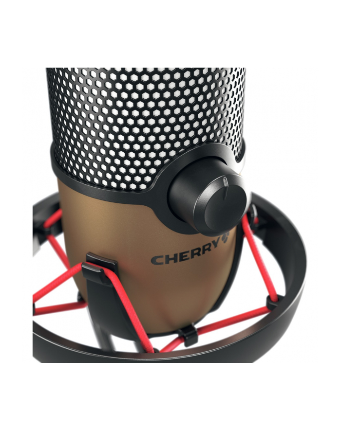 CHERRY UM 90 PRO RGB USB MIC/FOR STREAMING/OFFICE BLACK/KUPFE główny