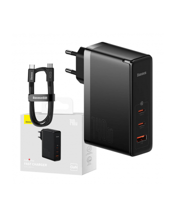 MOBILE CHARGER WALL 140W/1M BLACK CCGP100201 BAS(wersja europejska)S