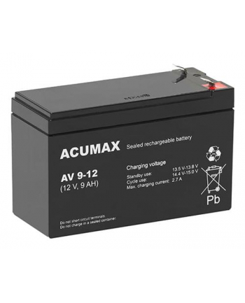 BATERIA 12V 9AH VRLA AV9-12 T2 ACUMAX EMU