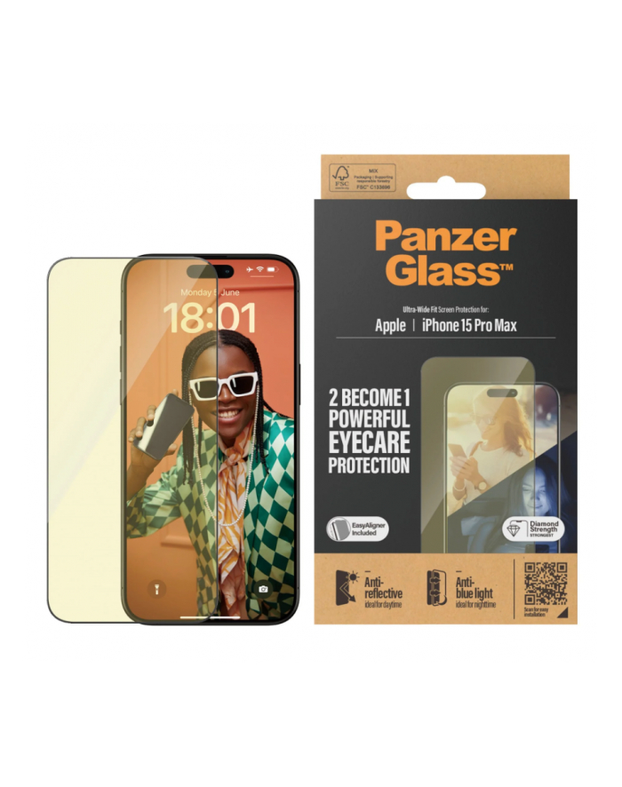 PanzerGlass Eyecare - skarmbeskytter f główny