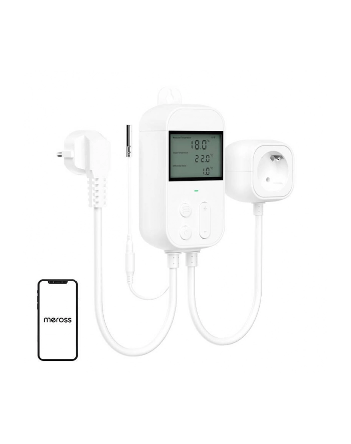 SMART HOME WI-FI THERMOSTAT/HEAT'amp;COOLING MTS200BHK MEROSS główny