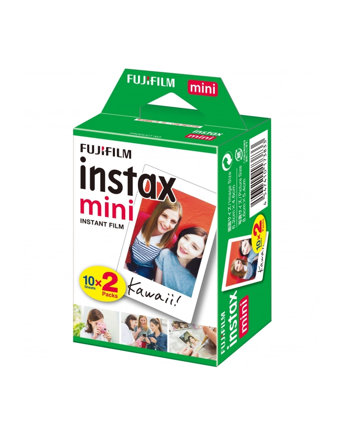 Wkład Fujifilm Instax Mini Glossy Instant Film 2-pack 20 szt (86x54) główny