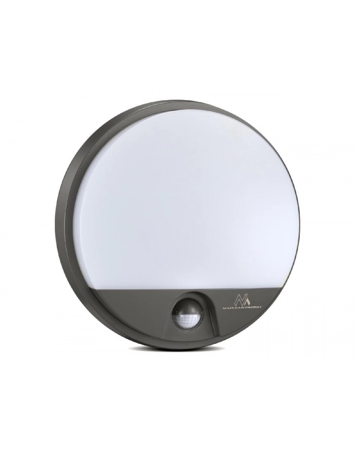 Lampa LED z czujnikiem ruchu Maclean ,na podczerwień, kolor szary, 15W, IP54, 1100lm, MCE291 GR główny