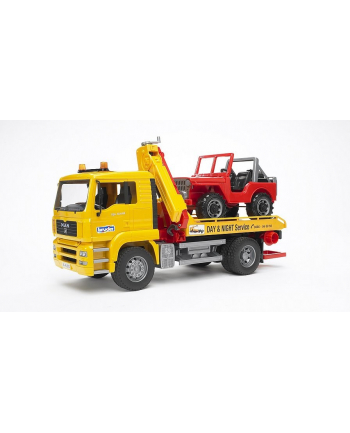 MAN TGA pomoc drogowa z jeepem BRUD-ER