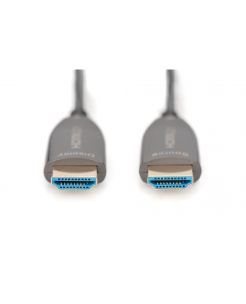 digitus Kabel połączeniowy hybrydowy HDMI 21 Ultra High Speed 8K60Hz UHD HDMI A/HDMI A M/M czarny 10m