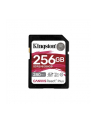 kingston 256GB SDXC CANVAS REACT PLUS U3/UHS-II 280R/150W V60 FULL HD/4K - nr 1