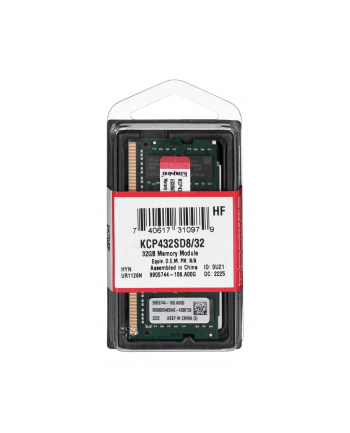 kingston 32GB DDR4-3200MHZ SODIMM/ nr 2