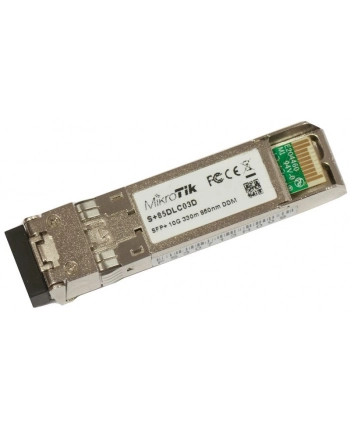 Mikczerwonyik S+85DLC03D moduł przekaźników sieciowych Swiatłowód 10000 Mbit/s SFP+ 850 nm