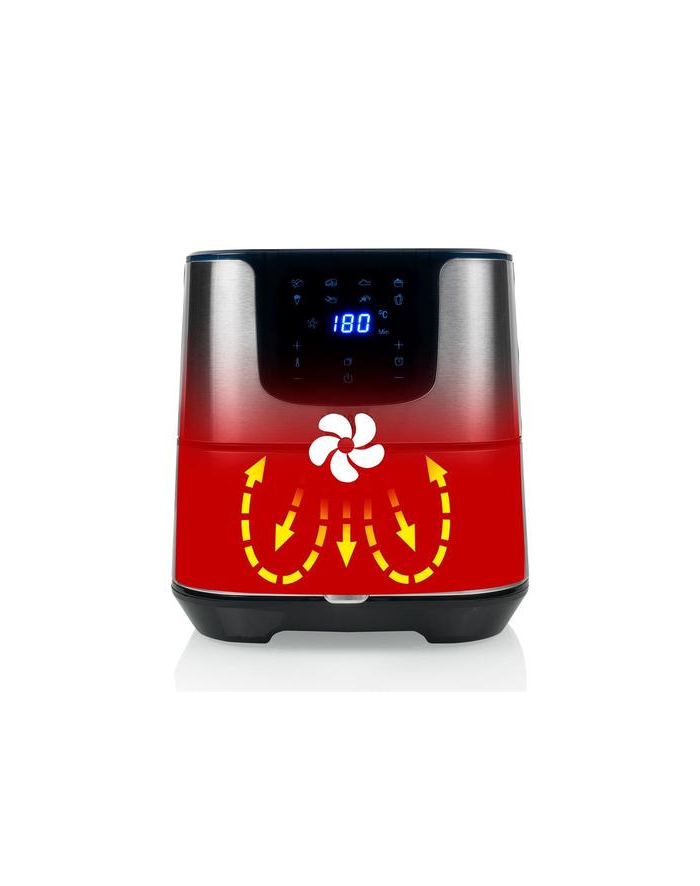 Princess Digital Aerofryer Deluxe XXL 182060 Moc 1700 W Pojemność 5,5 l Czarny/Stal nierdzewna główny