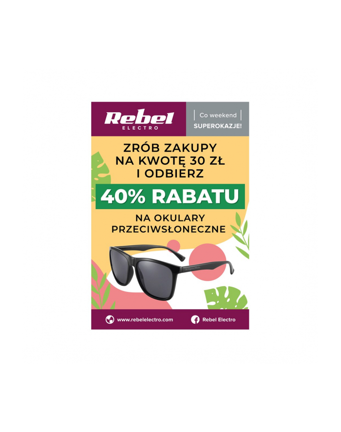 Plakat Rebel Electro - Promocja na okulary główny