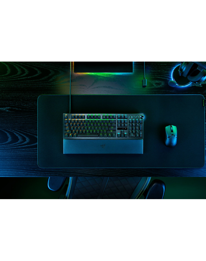 Razer | Klawiatura do gier | Huntsman V3 Pro | Klawiatura do gier | Przewodowe | Skandynawski | Czarny | Analogowy optyczny główny