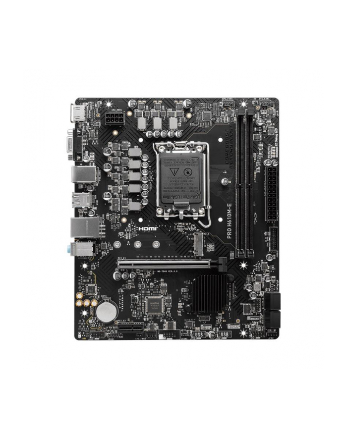 MB H610 S1700 MATX/PRO H610M-E MSI główny