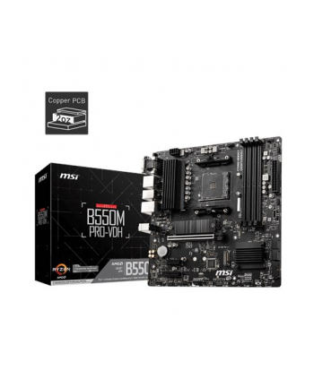 MSI B550M PRO-VDH - bundkort - micro-A