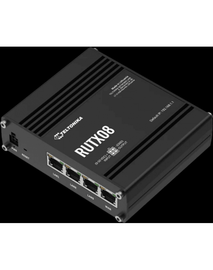 Teltonika RUTX08 Router kablowy 4x LAN/WAN GIGABIT główny