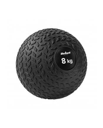 Mała piłka lekarska do ćwiczeń rehabilitacyjna Slam Ball 23cm 8kg, REBEL ACTIVE nr 1