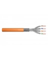 Kabel instalacyjny DIGITUS kat7, S/FTP, Dca, AWG 23/1, LSOH, 100m, pomarańczowy, folia - nr 13
