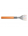 Kabel instalacyjny DIGITUS kat7, S/FTP, Dca, AWG 23/1, LSOH, 100m, pomarańczowy, folia - nr 18