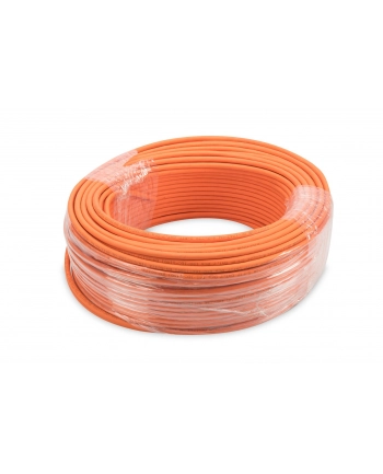 Kabel instalacyjny DIGITUS kat7, S/FTP, Dca, AWG 23/1, LSOH, 100m, pomarańczowy, folia nr 1