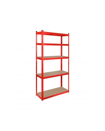 Regał metalowy magazynowy 180x90x40 czerwony Rebel nr 1