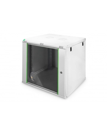 digitus Szafa sieciowa wisząca DYNAmic 19''; 12U rack 600x600, drzwi szyba, szary, niedzielona, złożona, 60kg nr 1