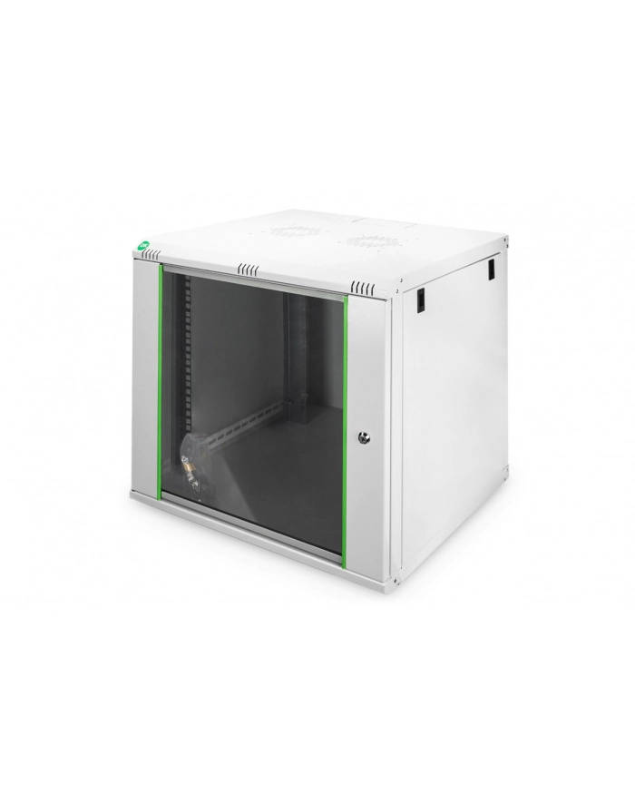 digitus Szafa sieciowa wisząca DYNAmic 19''; 12U rack 600x600, drzwi szyba, szary, niedzielona, złożona, 60kg główny