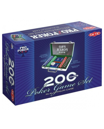 Pro Poker alu suit 200 żetonów 03090 TACTIC