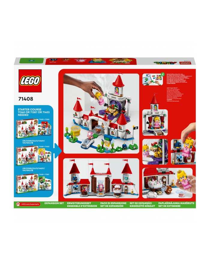 LEGO 71408 SUPER MARIO Zamek Peach - zestaw rozszerzający p3 główny