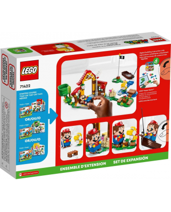LEGO 71422 SUPER MARIO Piknik w domu Mario - zestaw zmieniający p6 nr 1