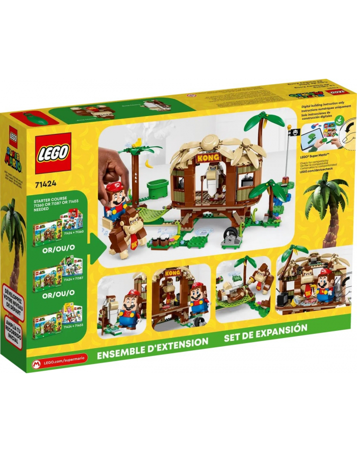 LEGO 71424 SUPER MARIO Domek na drzewie Donkey Konga - zestaw powiększający p3 główny