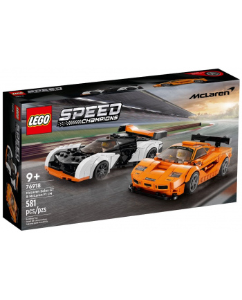 LEGO 76918 SPEED CHAMPIONS McLaren Solus GT i McLaren F1 LM p4